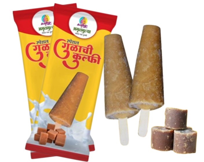 Rose Gulachi Kulfi